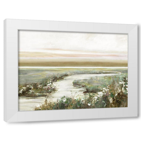 Eternity in Dawn White Modern Wood Framed Art Print by Swatland, Sally