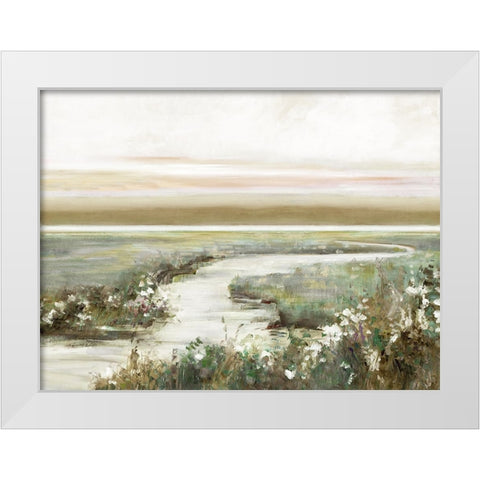Eternity in Dawn White Modern Wood Framed Art Print by Swatland, Sally