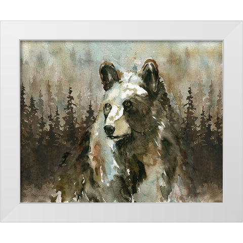 Lodge Twilight II White Modern Wood Framed Art Print by Robinson, Carol