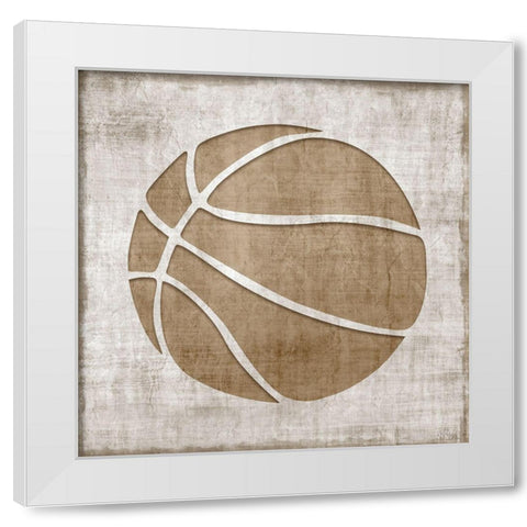 Nothing but Net White Modern Wood Framed Art Print by Carpentieri, Natalie