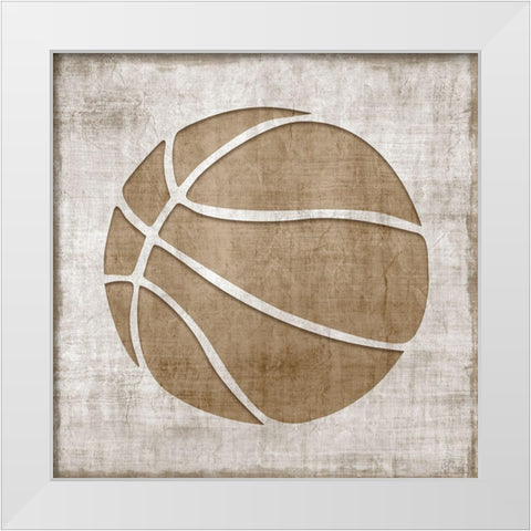 Nothing but Net White Modern Wood Framed Art Print by Carpentieri, Natalie