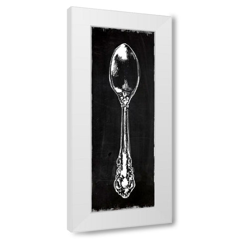 Spoon White Modern Wood Framed Art Print by Robinson, Carol