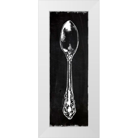Spoon White Modern Wood Framed Art Print by Robinson, Carol