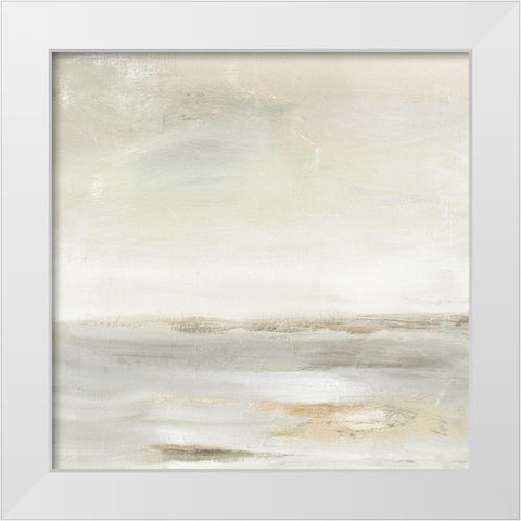 Hidden Ocean White Modern Wood Framed Art Print by Shapiro, Judith