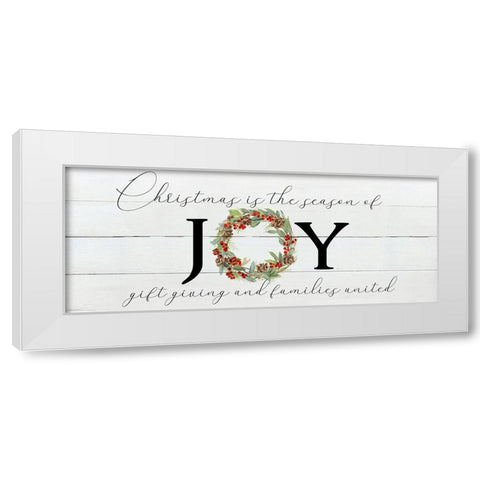 Season of Joy White Modern Wood Framed Art Print by Swatland, Sally