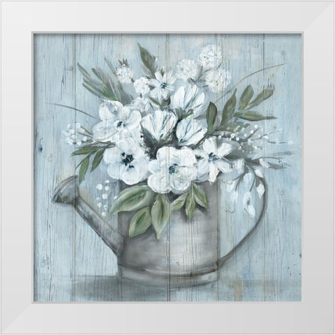 Cottage Simplicity II White Modern Wood Framed Art Print by Dunlap, Marilyn