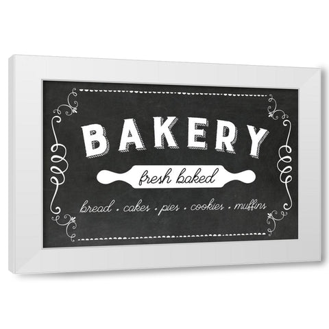 Bakery White Modern Wood Framed Art Print by Murray, Amanda