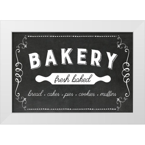 Bakery White Modern Wood Framed Art Print by Murray, Amanda