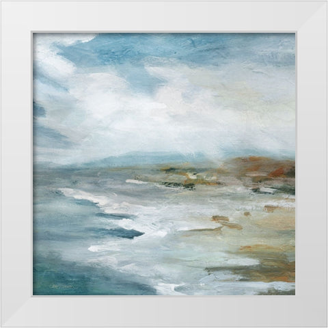 Highlighted Breakers White Modern Wood Framed Art Print by Robinson, Carol