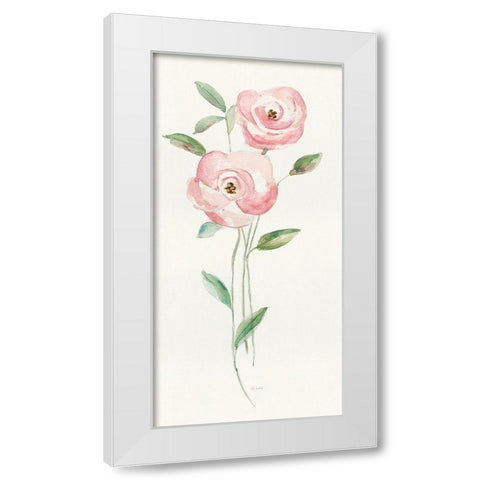 Flower Candy II White Modern Wood Framed Art Print by Swatland, Sally