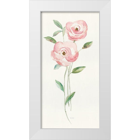 Flower Candy II White Modern Wood Framed Art Print by Swatland, Sally