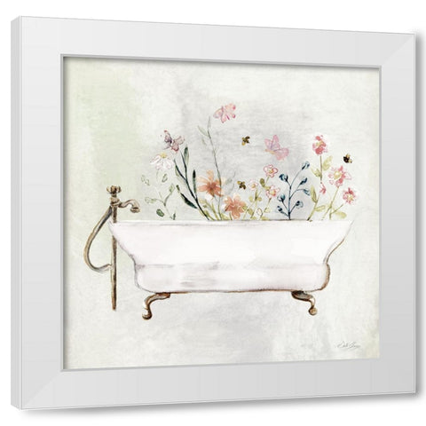 Botanical Bath II White Modern Wood Framed Art Print by Chang, Stella