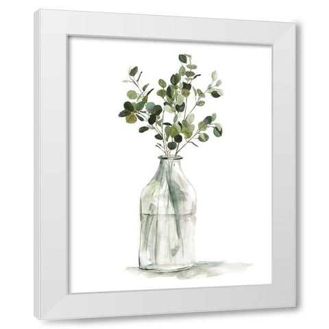 Botanical Arrangement II White Modern Wood Framed Art Print by Robinson, Carol