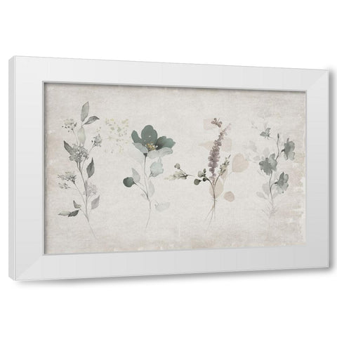 Vintage Arrangement White Modern Wood Framed Art Print by Jill, Susan
