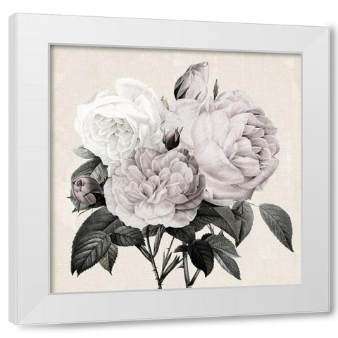 Botanical Arrangement I White Modern Wood Framed Art Print by Donovan, Kelly
