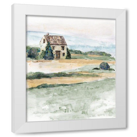 On the Countryside I White Modern Wood Framed Art Print by Swatland, Sally