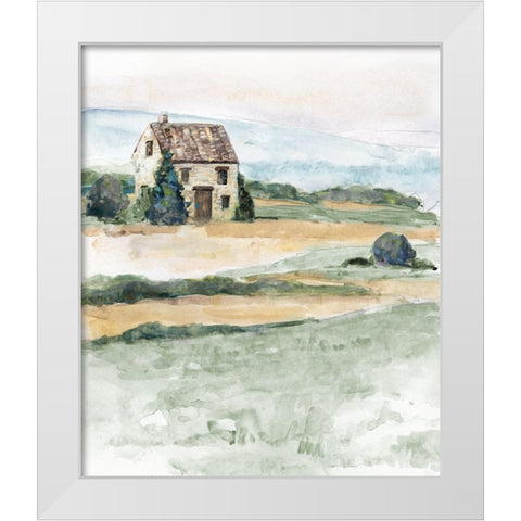 On the Countryside I White Modern Wood Framed Art Print by Swatland, Sally