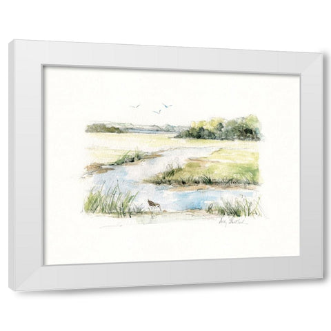 Early Morning II White Modern Wood Framed Art Print by Swatland, Sally