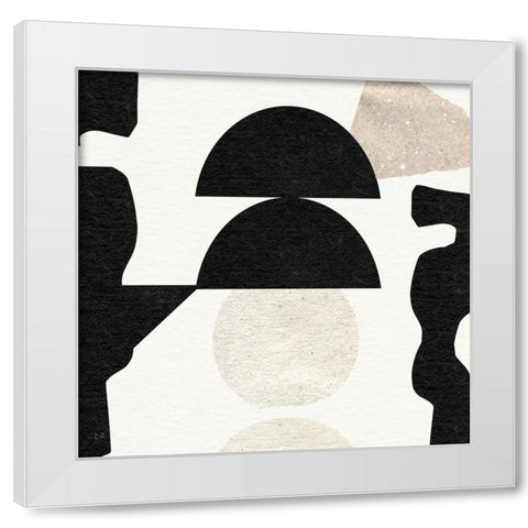 Dancing Light I White Modern Wood Framed Art Print by Jill, Susan