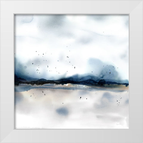 Watersmeet I White Modern Wood Framed Art Print by Gunn, Kourtni