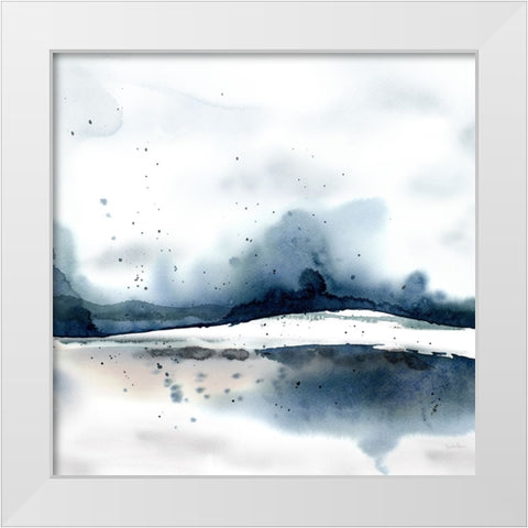 Watersmeet II White Modern Wood Framed Art Print by Gunn, Kourtni