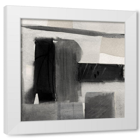 Evening Shadows II White Modern Wood Framed Art Print by Jill, Susan
