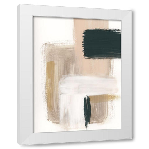 Marble Block Symmetry I White Modern Wood Framed Art Print by Chang, Stella