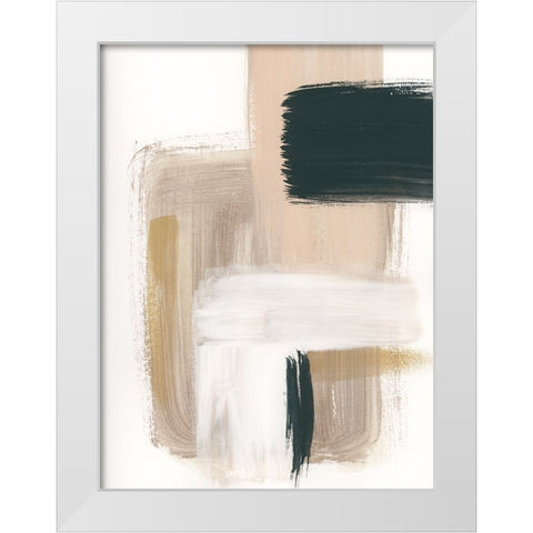 Marble Block Symmetry I White Modern Wood Framed Art Print by Chang, Stella