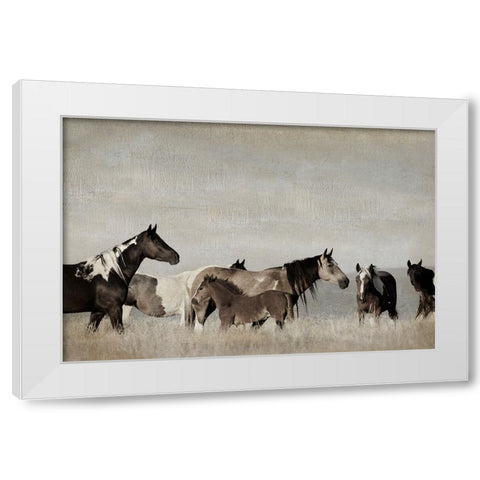 Ranging Free White Modern Wood Framed Art Print by Delimont, Danita