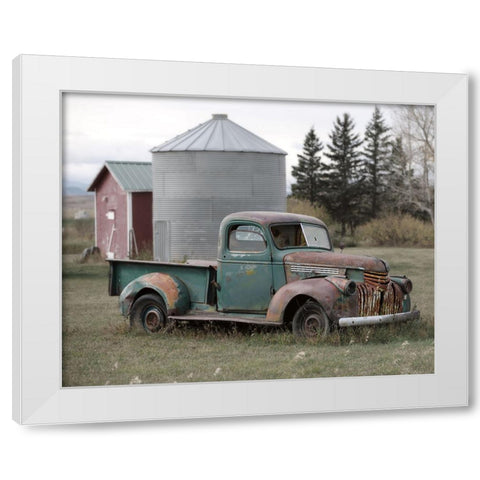 Well Deserved Rest White Modern Wood Framed Art Print by Robinson, Carol