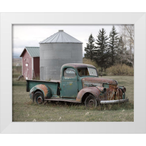 Well Deserved Rest White Modern Wood Framed Art Print by Robinson, Carol