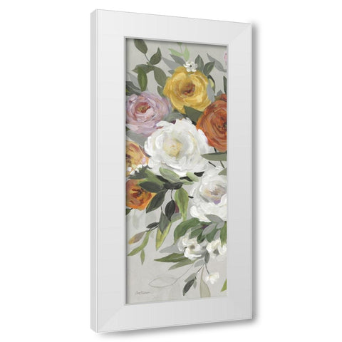 Delicate Blend I White Modern Wood Framed Art Print by Robinson, Carol