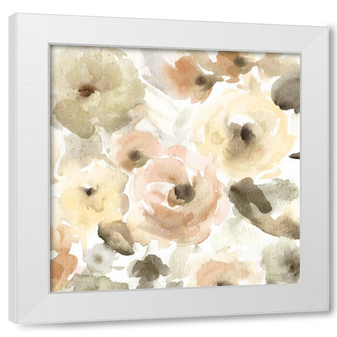 Soft Soiree II White Modern Wood Framed Art Print by Robinson, Carol