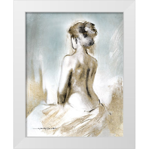 Figure in Golden Light II White Modern Wood Framed Art Print by Orme, E. Anthony