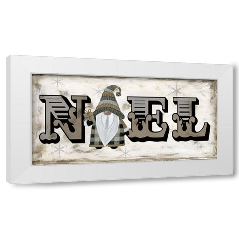 Winter Wonderland Friends Noel White Modern Wood Framed Art Print by Finn, Livi