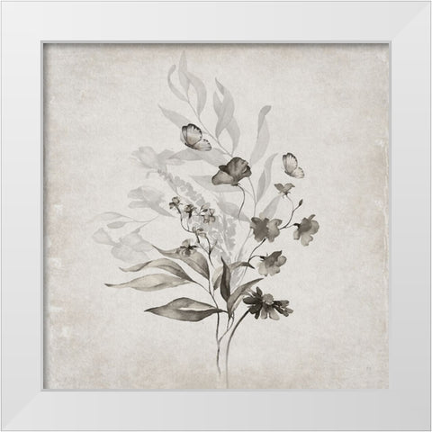 Vintage Arrangement III White Modern Wood Framed Art Print by Jill, Susan