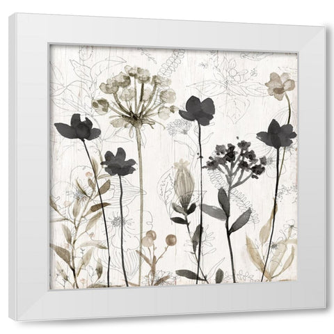 Sketchbook Nature I White Modern Wood Framed Art Print by Finn, Livi