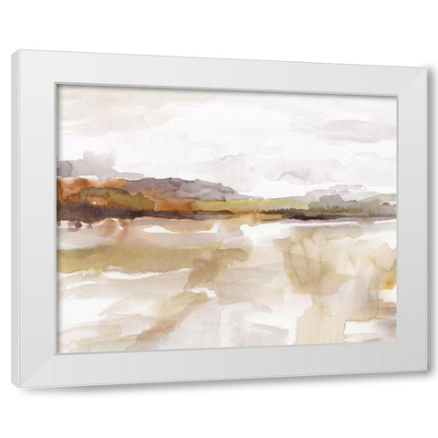 Eternal Autumn White Modern Wood Framed Art Print by Nan