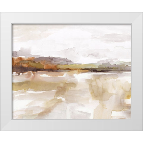 Eternal Autumn White Modern Wood Framed Art Print by Nan