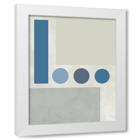 Stars Align II White Modern Wood Framed Art Print by Santiago, Daniela