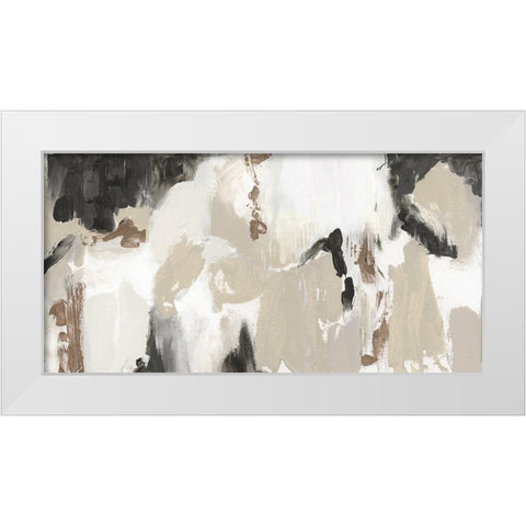 Sandy Summer White Modern Wood Framed Art Print by Jill, Susan