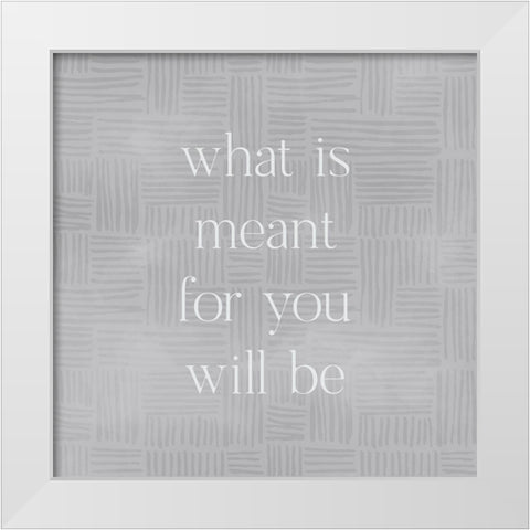 Will Be White Modern Wood Framed Art Print by Designs, CAD