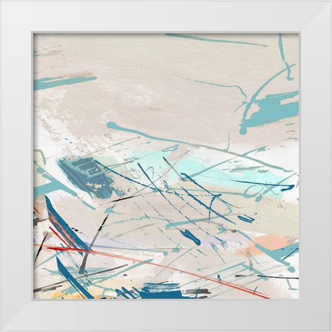 Stops Along the Way I White Modern Wood Framed Art Print by Jill, Susan