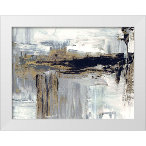 Tranquil Falls White Modern Wood Framed Art Print by Jill, Susan