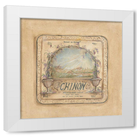 Chinon White Modern Wood Framed Art Print by McRostie, Kate