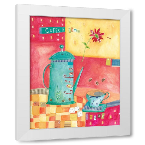 Kitchen Collage I White Modern Wood Framed Art Print by Pope, Kate and Elizabeth