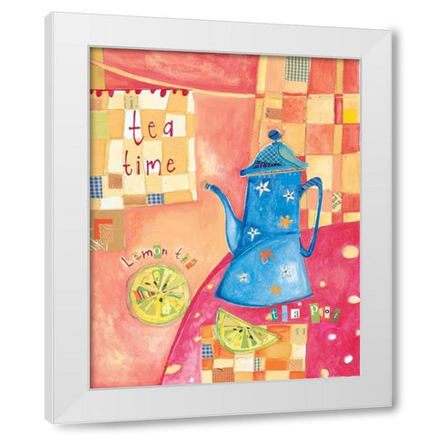 Kitchen Collage II White Modern Wood Framed Art Print by Pope, Kate and Elizabeth