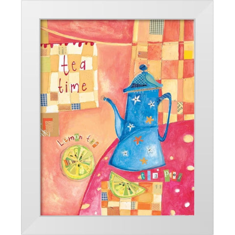 Kitchen Collage II White Modern Wood Framed Art Print by Pope, Kate and Elizabeth