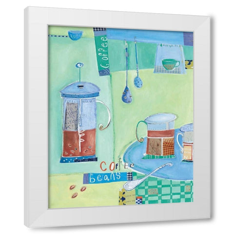 Kitchen Collage IV White Modern Wood Framed Art Print by Pope, Kate and Elizabeth