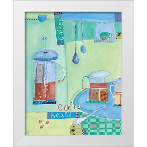 Kitchen Collage IV White Modern Wood Framed Art Print by Pope, Kate and Elizabeth